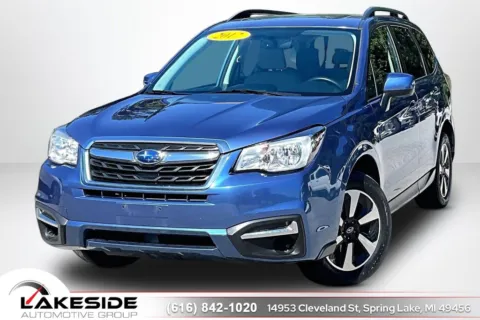 Blue 2017 Subaru Forester 2.5i Premium for sale in Spring Lake, MI