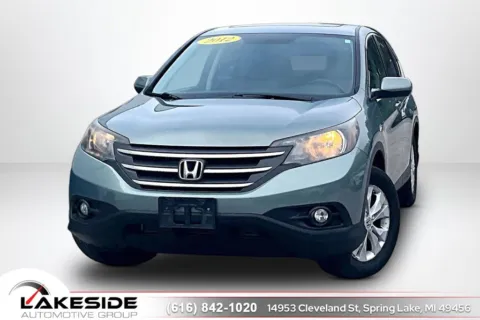 Blue 2012 Honda CR-V EX-L for sale in Spring Lake, MI