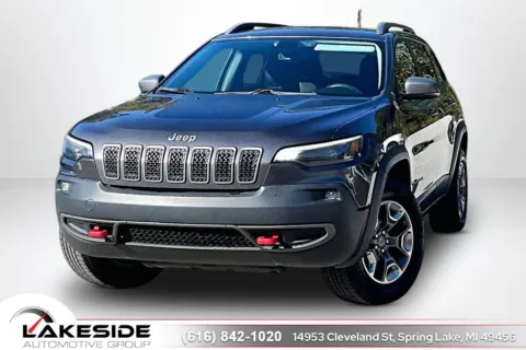 Gray 2019 Jeep Cherokee Trailhawk for sale in Spring Lake, MI