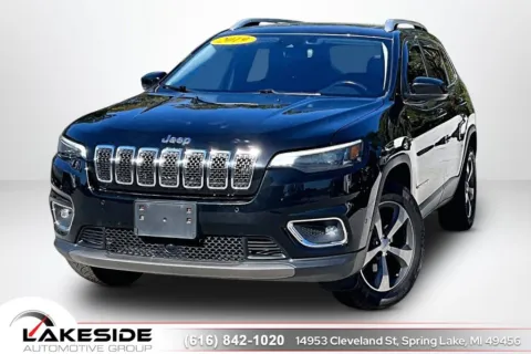 Black 2019 Jeep Cherokee Limited for sale in Spring Lake, MI
