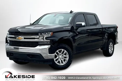 Black 2021 Chevrolet Silverado 1500 LT for sale in Spring Lake, MI