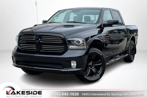 Black 2016 Ram 1500 Sport for sale in Spring Lake, MI