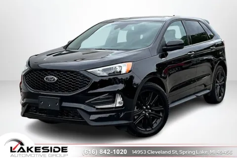 Black 2023 Ford Edge ST Line for sale in Spring Lake, MI
