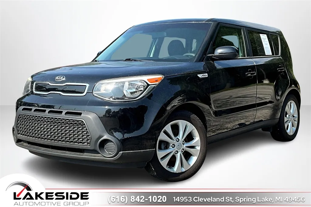 Black 2015 Kia Soul Plus for sale in Spring Lake, MI