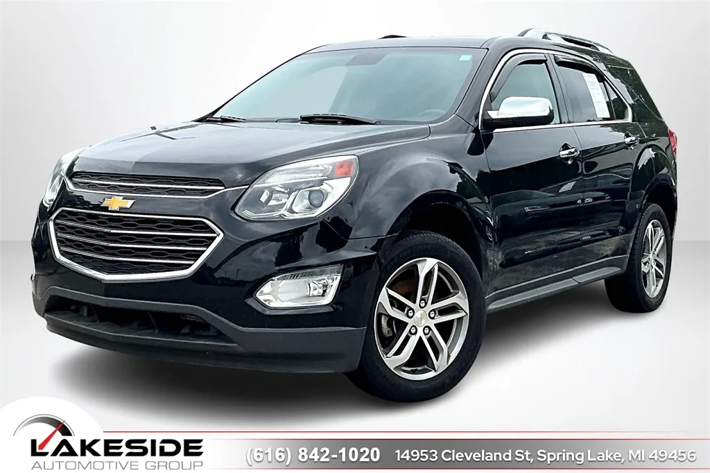 Black 2017 Chevrolet Equinox Premier for sale in Spring Lake, MI