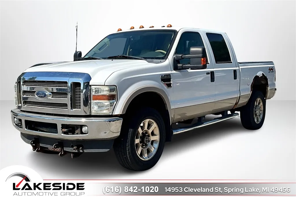Beige 2008 Ford F-350SD Lariat for sale in Spring Lake, MI