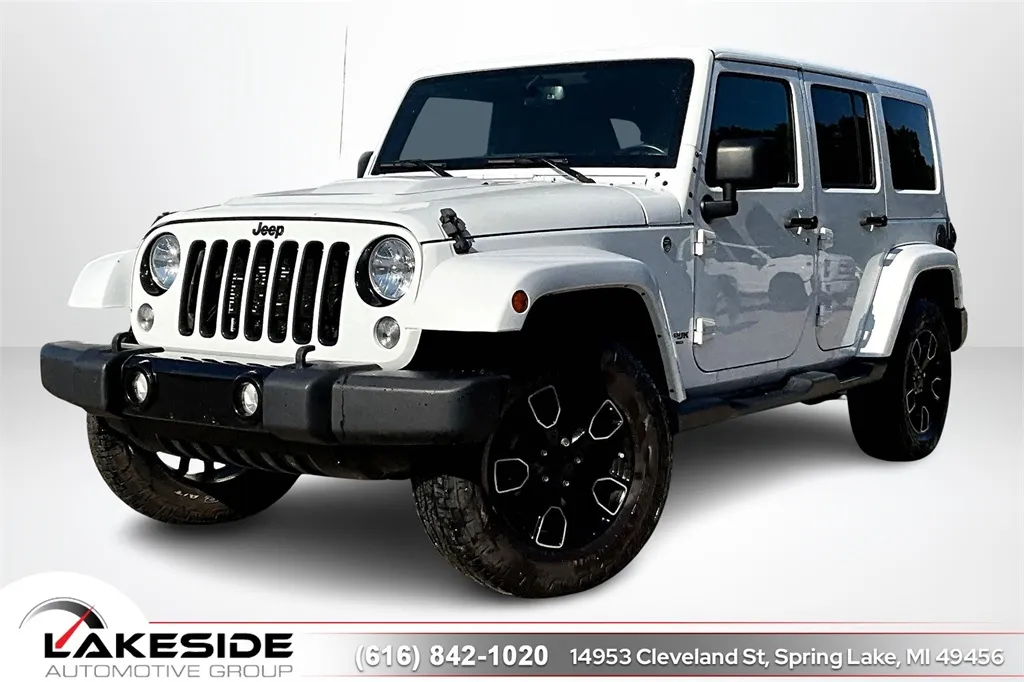 White 2018 Jeep Wrangler JK Unlimited Altitude for sale in Spring Lake, MI