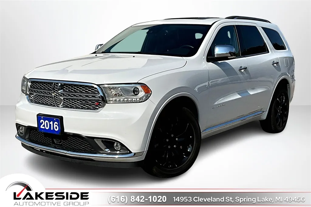 White 2016 Dodge Durango Citadel for sale in Spring Lake, MI