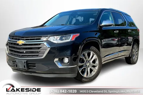 Black 2018 Chevrolet Traverse Premier for sale in Spring Lake, MI