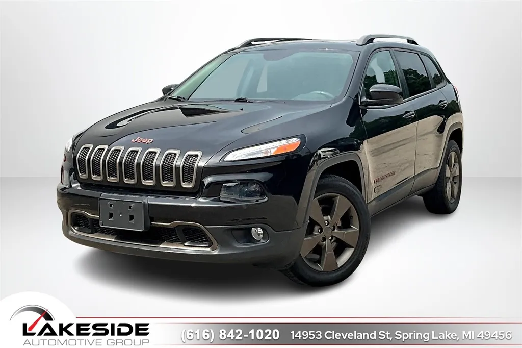 Black 2016 Jeep Cherokee 75th Anniversary Edition for sale in Spring Lake, MI