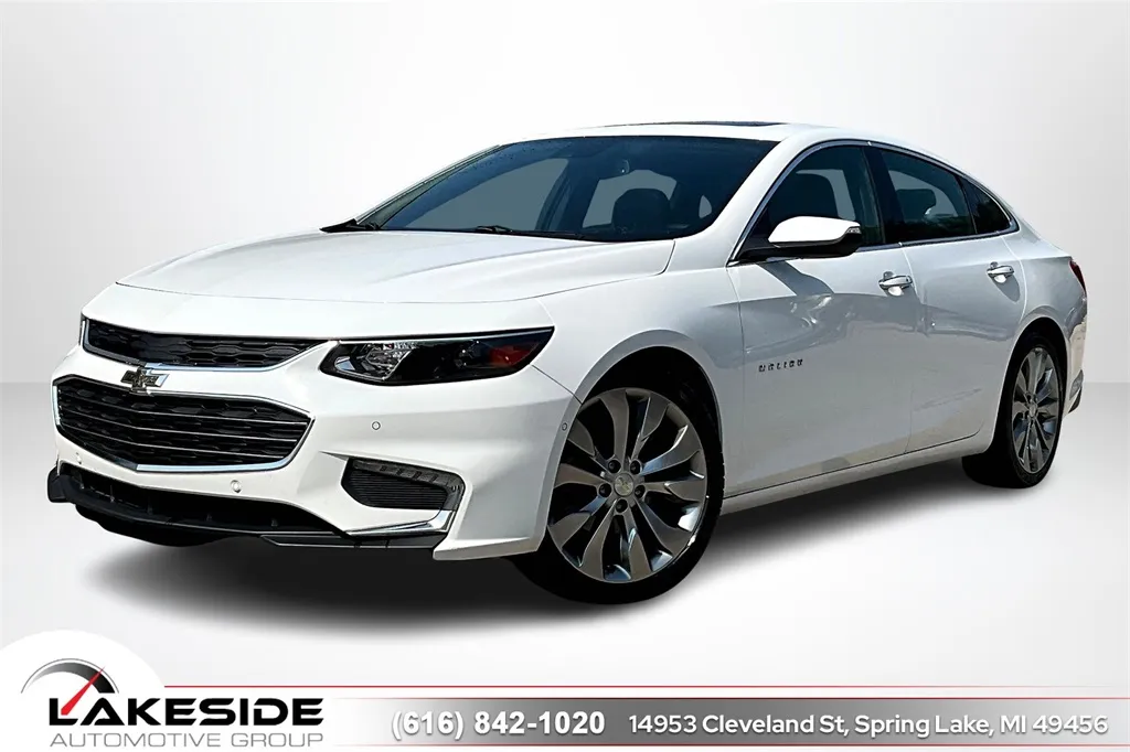 White 2016 Chevrolet Malibu Premier for sale in Spring Lake, MI
