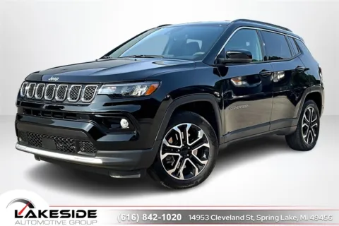 Black 2023 Jeep Compass Limited for sale in Spring Lake, MI