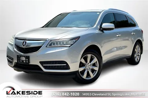 Silver 2014 Acura MDX 3.5L Advance Pkg w/Entertainment Pkg for sale in Spring Lake, MI
