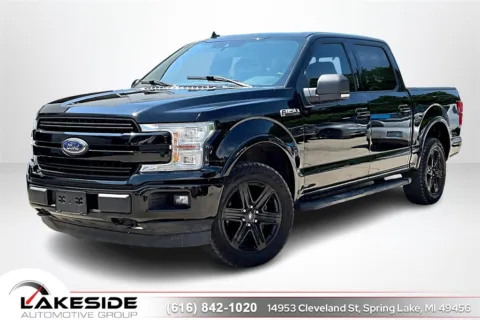 Black 2018 Ford F-150 Lariat for sale in Spring Lake, MI