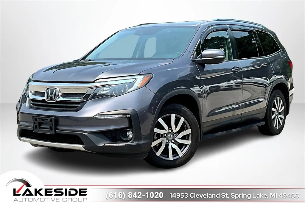 Blue 2019 Honda Pilot EX-L w/Navi for sale in Spring Lake, MI
