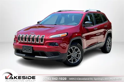 Red 2017 Jeep Cherokee Sport for sale in Spring Lake, MI