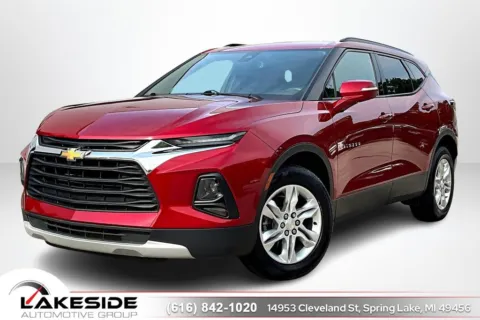 Red 2021 Chevrolet Blazer LT for sale in Spring Lake, MI