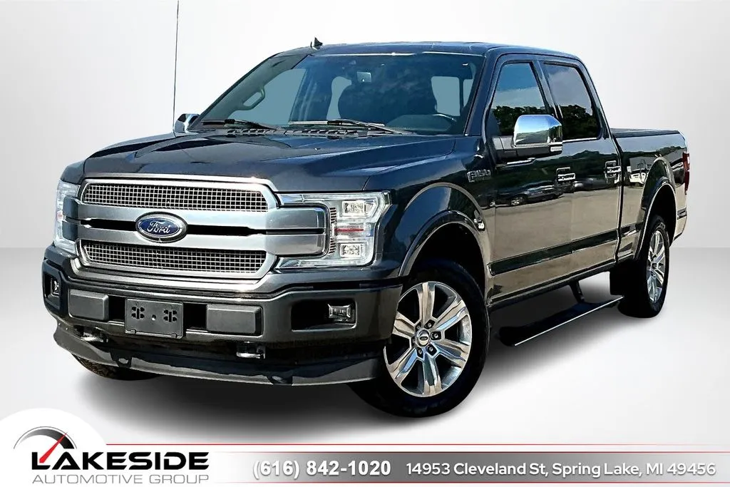 Gray 2018 Ford F-150 Platinum for sale in Spring Lake, MI