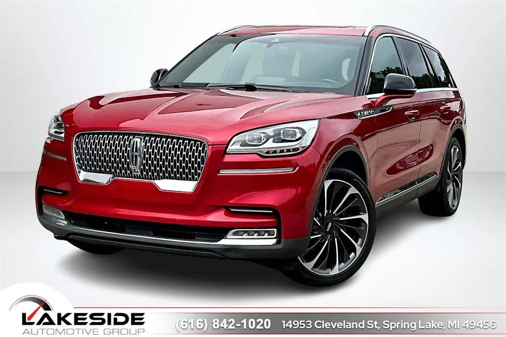 Red 2020 Lincoln Aviator Reserve for sale in Spring Lake, MI