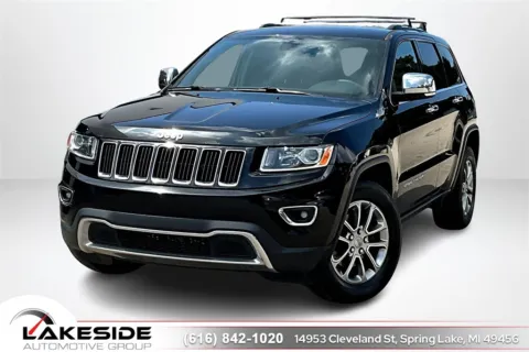 Black 2015 Jeep Grand Cherokee Limited for sale in Spring Lake, MI