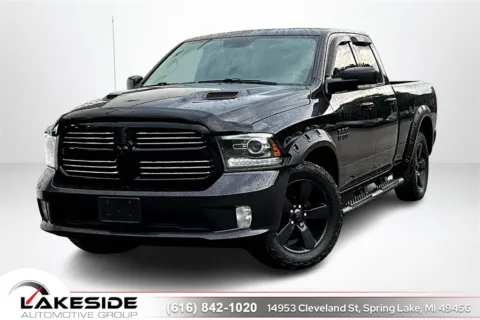 Black 2016 Ram 1500 Sport for sale in Spring Lake, MI