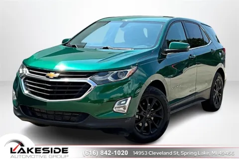 Green 2019 Chevrolet Equinox LT for sale in Spring Lake, MI