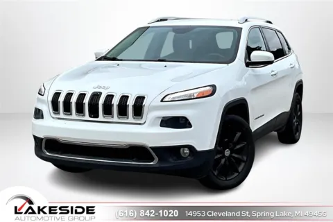 White 2015 Jeep Cherokee Limited for sale in Spring Lake, MI