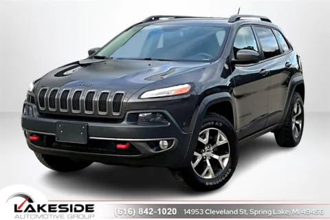 Gray 2015 Jeep Cherokee Trailhawk for sale in Spring Lake, MI