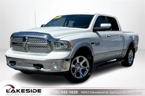 White 2014 Ram 1500 Laramie for sale in Spring Lake, MI