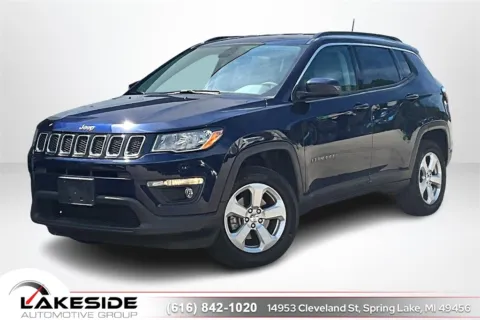 Blue 2021 Jeep Compass Latitude for sale in Spring Lake, MI