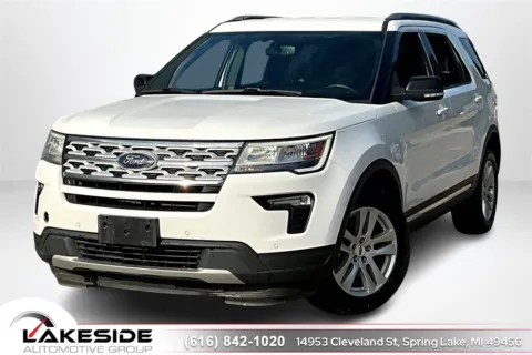 White 2018 Ford Explorer XLT for sale in Spring Lake, MI