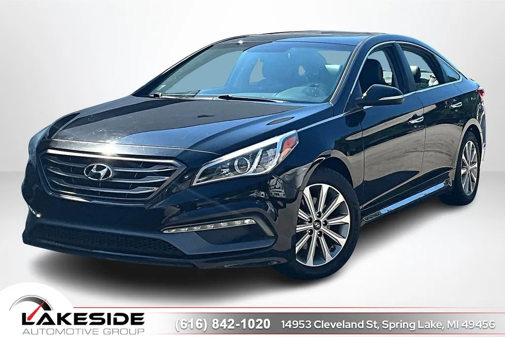 Black 2016 Hyundai Sonata Limited for sale in Spring Lake, MI