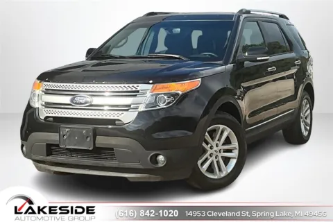 Black 2015 Ford Explorer XLT for sale in Spring Lake, MI