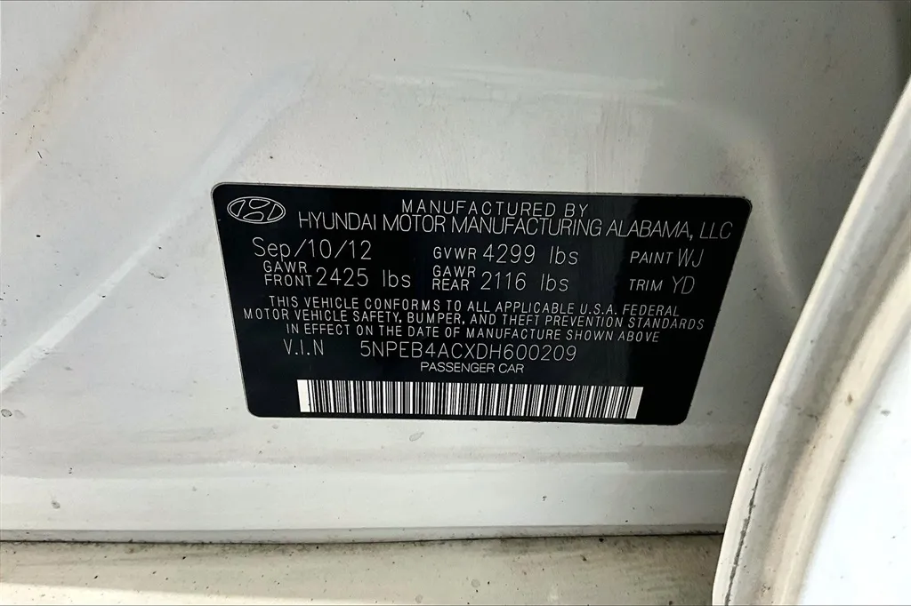 2013 Hyundai Sonata GLS photo 6