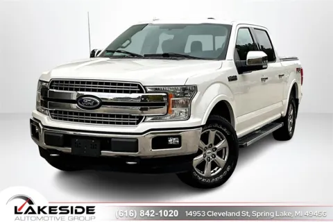 White 2018 Ford F-150 Lariat for sale in Spring Lake, MI