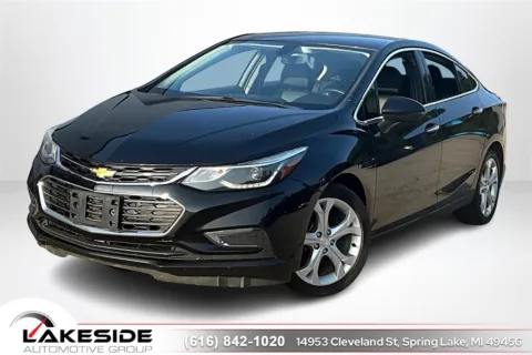 Black 2018 Chevrolet Cruze Premier for sale in Spring Lake, MI