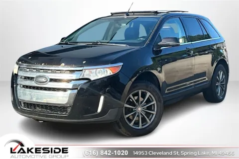 Black 2013 Ford Edge Limited for sale in Spring Lake, MI