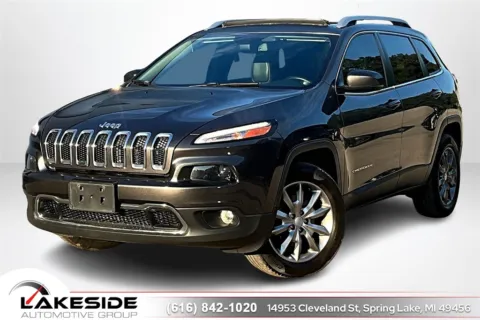 Gray 2018 Jeep Cherokee Limited for sale in Spring Lake, MI