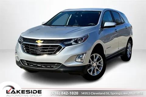 Silver 2021 Chevrolet Equinox LT for sale in Spring Lake, MI