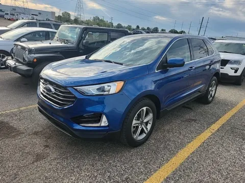 Blue 2022 Ford Edge SEL for sale in Spring Lake, MI