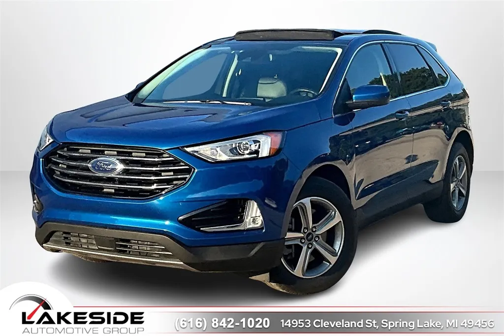 Blue 2022 Ford Edge SEL for sale in Spring Lake, MI