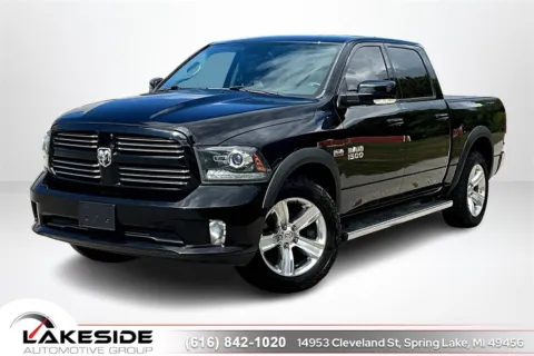 Black 2015 Ram 1500 Sport for sale in Spring Lake, MI