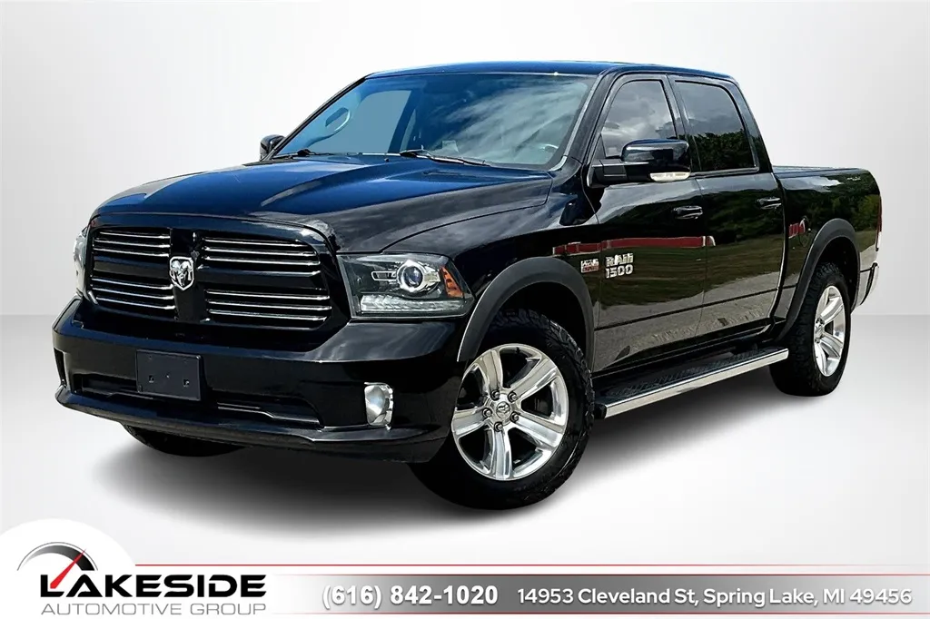 Black 2015 Ram 1500 Sport for sale in Spring Lake, MI