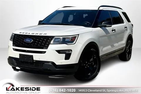 White 2019 Ford Explorer Sport for sale in Spring Lake, MI
