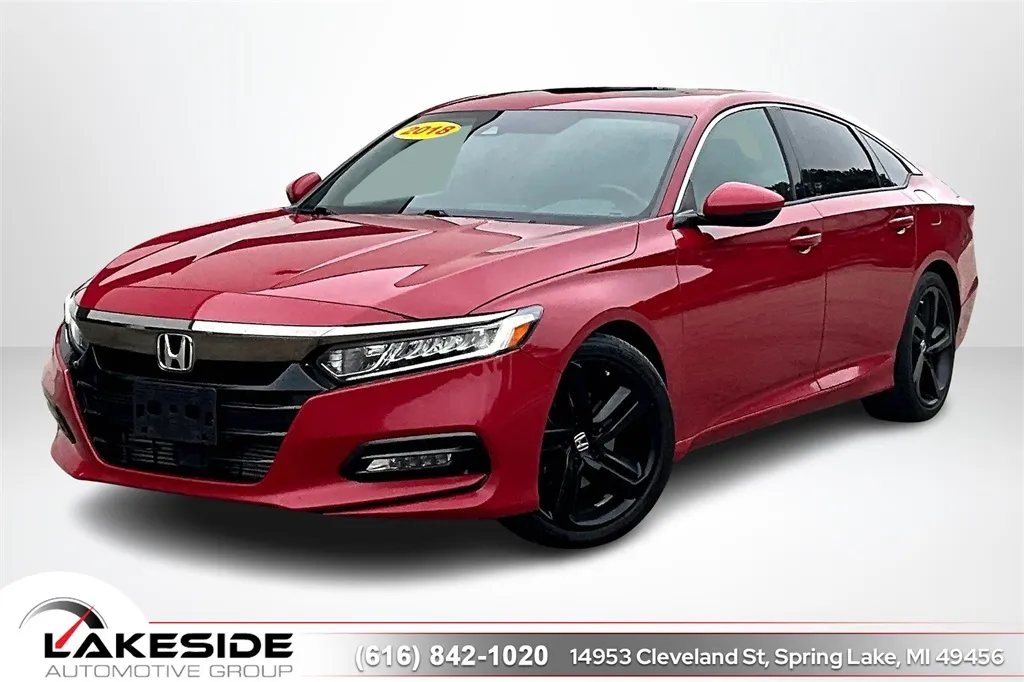 Red 2018 Honda Accord Sport for sale in Spring Lake, MI