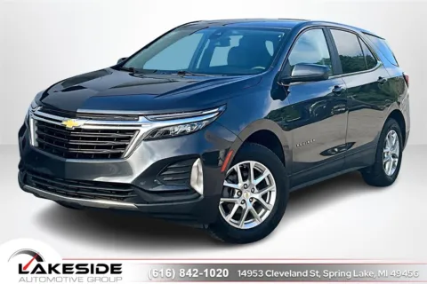 Gray 2022 Chevrolet Equinox LT for sale in Spring Lake, MI