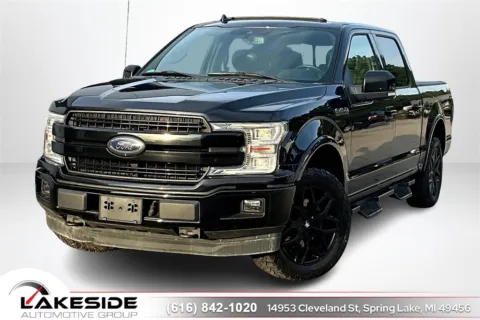 Black 2018 Ford F-150 Lariat for sale in Spring Lake, MI