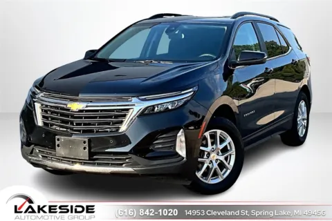 Black 2022 Chevrolet Equinox LT for sale in Spring Lake, MI