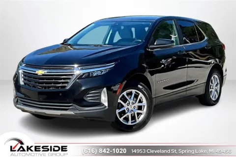Black 2022 Chevrolet Equinox LT for sale in Spring Lake, MI