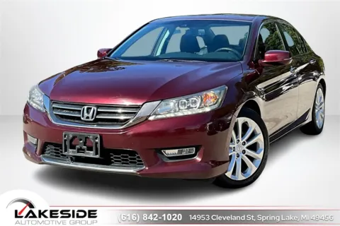 Red 2013 Honda Accord EX-L for sale in Spring Lake, MI